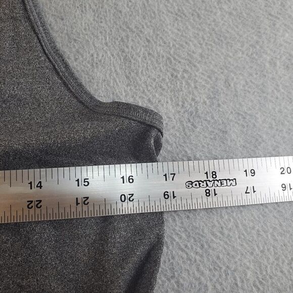 90 Degree By Reflex Tank Top Womens Large Gray Active Sleeveless Racerback - Picture 3 of 7